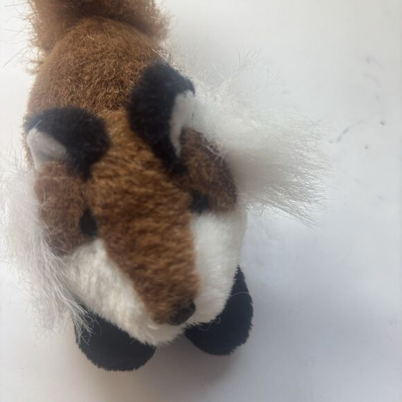 Vintage 1997 Mary Meyer Tippy Toes Plush Fox Finger Puppet 6”L Stuffed Rare Toy - Picture 6 of 10